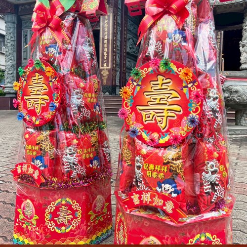 【單對9折】有燈大乖乖壽塔(4尺3)